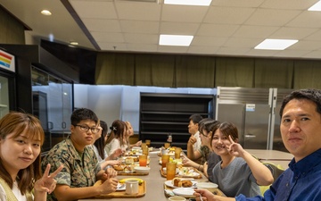 Okinawa International University Students Visit Camp Kinser