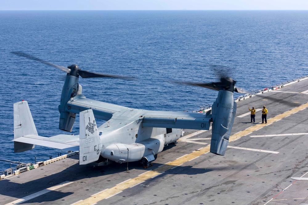USS Iwo Jima Conducts Flight Operations