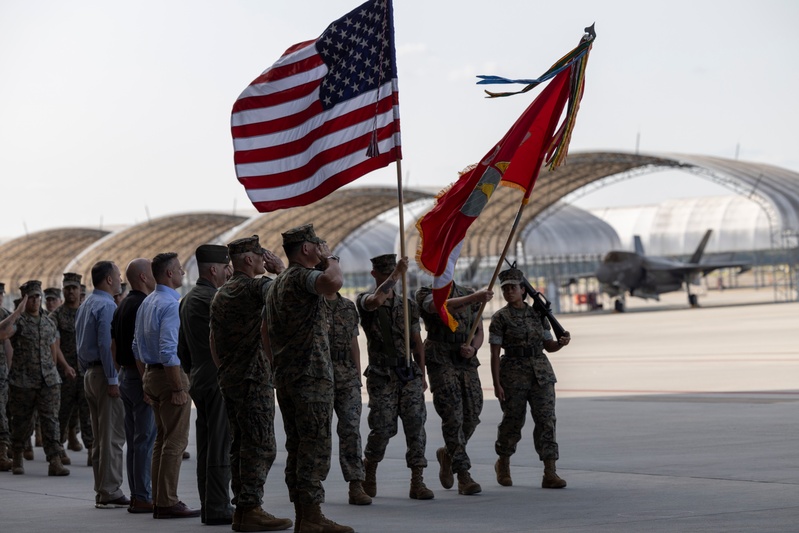VMFA-224 change of command and redesignation ceremony
