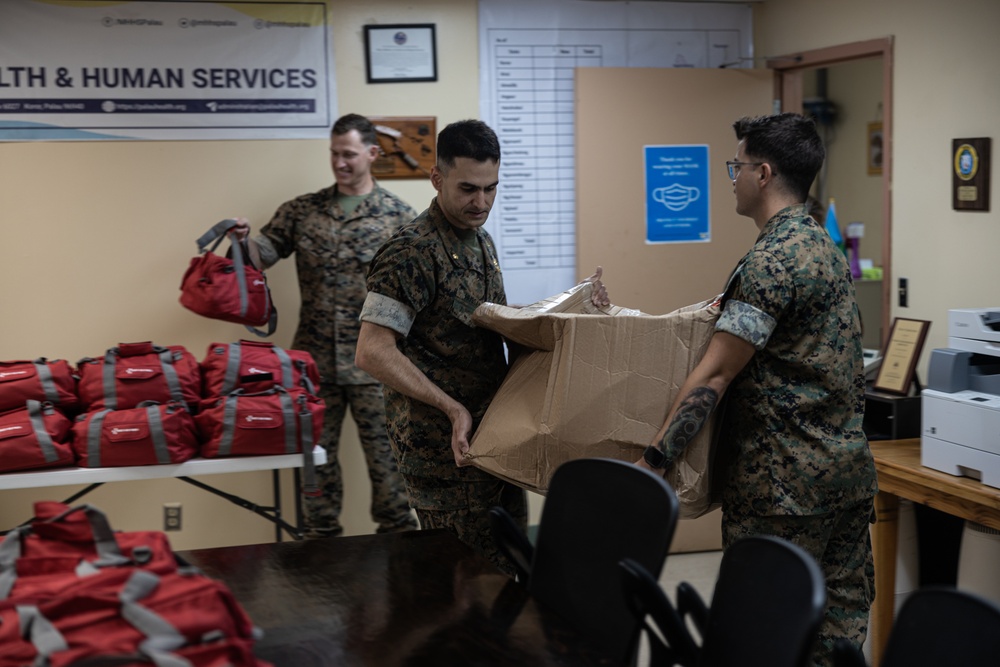 Koa Moana 25 Delivers First Aid Kits to Belau National Hospital