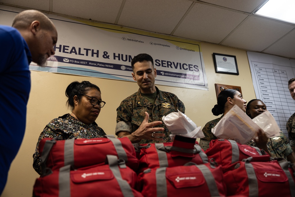 Koa Moana 25 Delivers First Aid Kits to Belau National Hospital