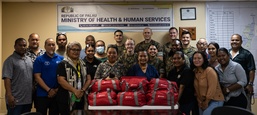 Koa Moana 25 Delivers First Aid Kits to Belau National Hospital