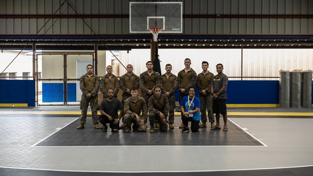 Koa Moana 25 Marines Assemble Basketballl Court for Pacific Mini Games 2025