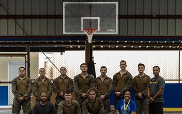 Koa Moana 25 Marines Assemble Basketballl Court for Pacific Mini Games 2025