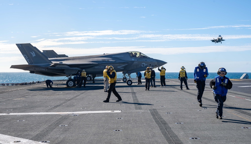 USS America (LHA 6) Conducts Flight Operations