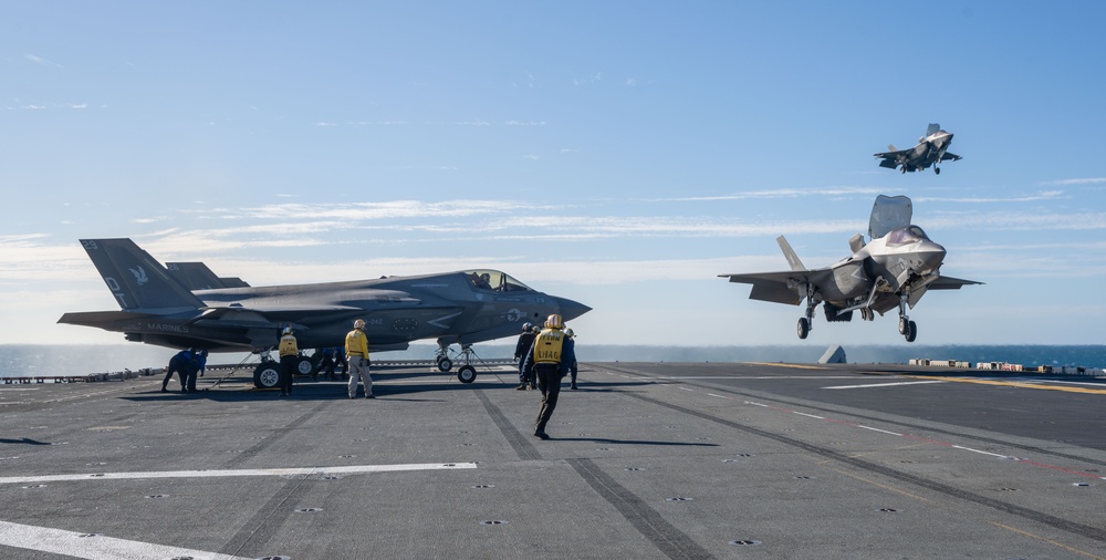 USS America (LHA 6) Conducts Flight Operations