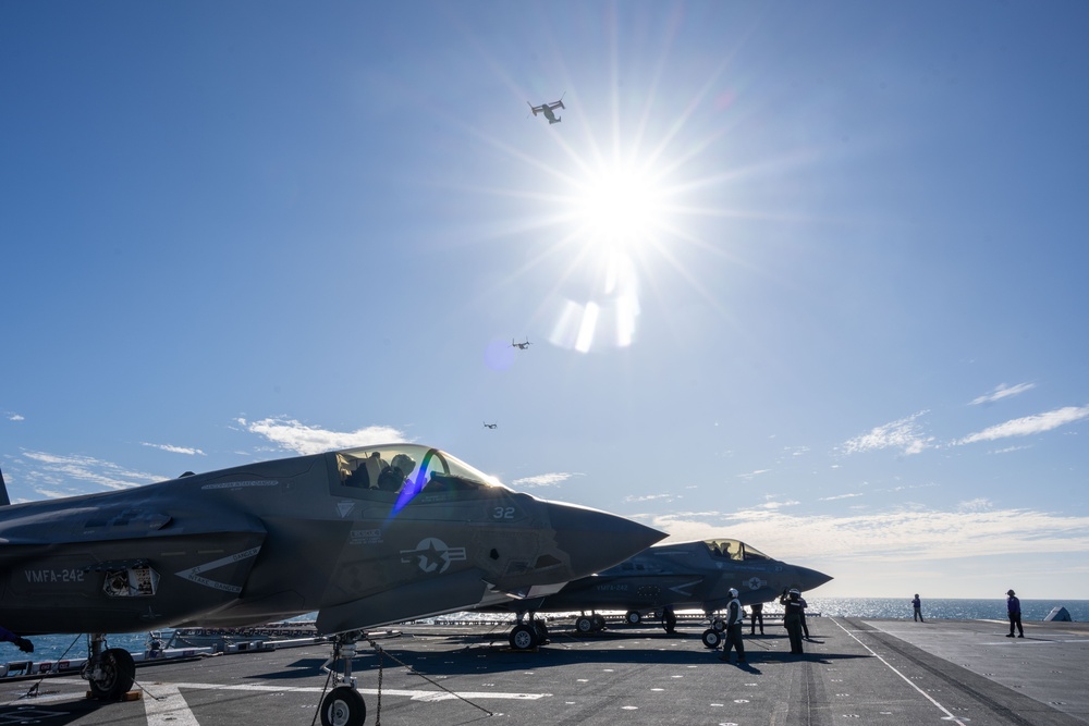 USS America (LHA 6) Conducts Flight Operations
