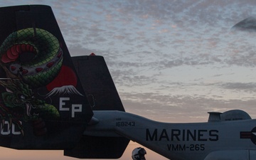USS America (LHA 6) Conducts Nighttime Flight Operations