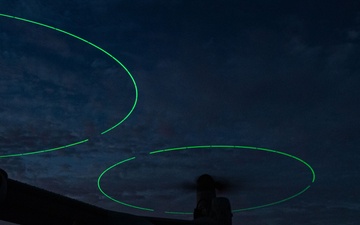 USS America (LHA 6) Conducts Nighttime Flight Operations