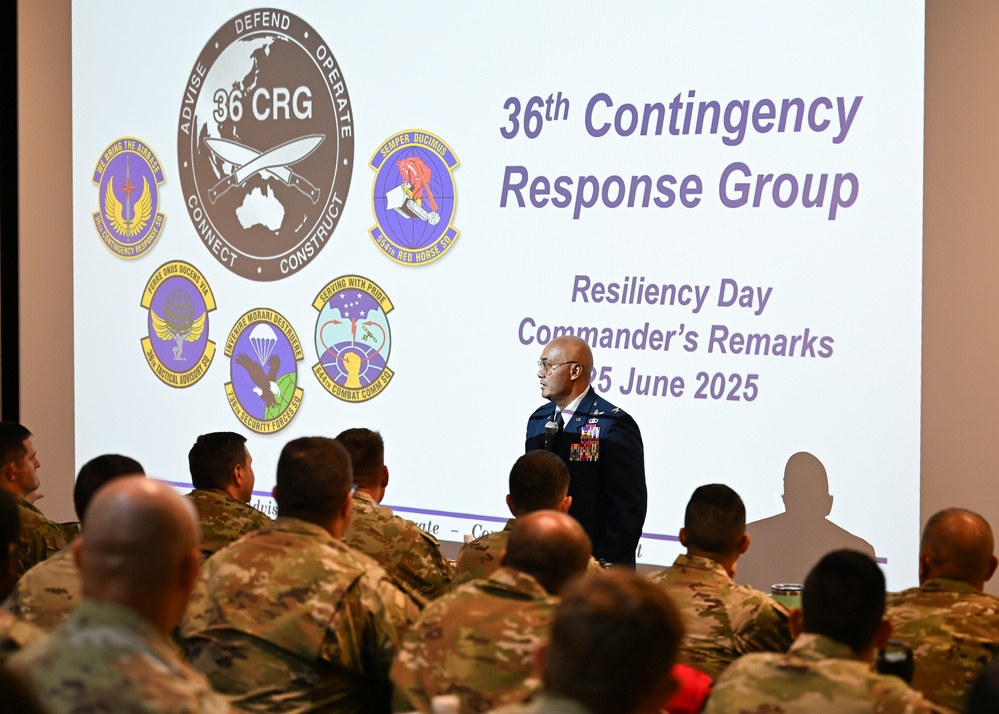 36th CRG resiliency day features USAF Ret. Col. Martinez
