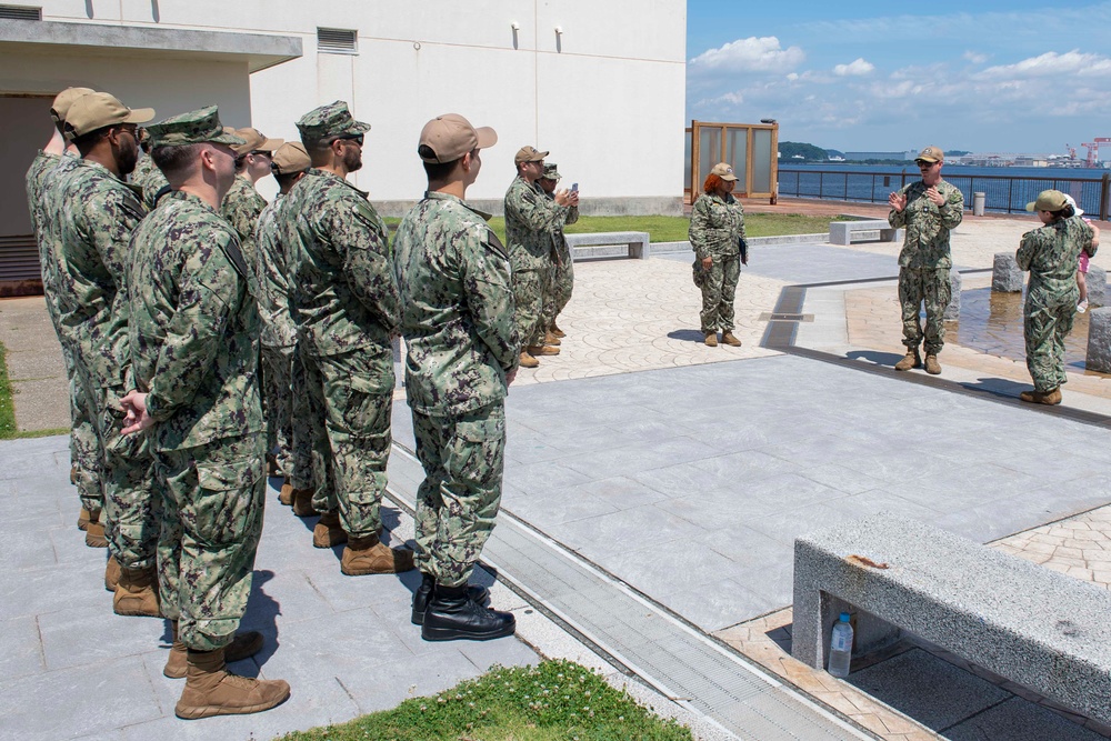 DC3 Gutierrez Reenlistment Ceremony Onboard CFAY