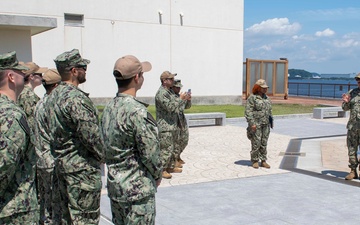 DC3 Gutierrez Reenlistment Ceremony Onboard CFAY