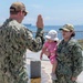 DC3 Gutierrez Reenlistment Ceremony Onboard CFAY
