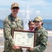 DC3 Gutierrez Reenlistment Ceremony Onboard CFAY