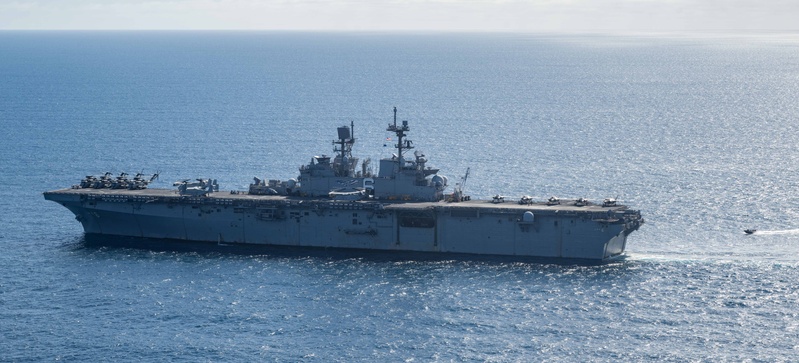 USS America (LHA 6) Conducts SAR Training