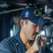 Sailors Respond During an Anti-terrorism Training aboard USS Ralph Johnson