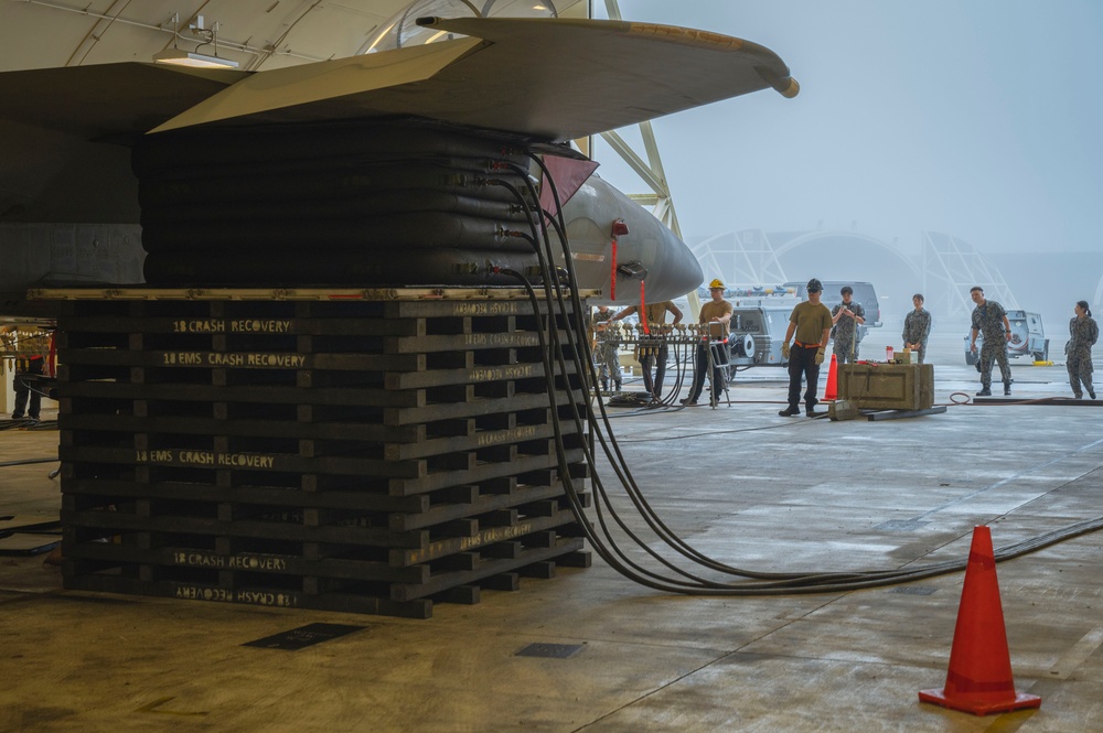 JASDF observe annual ASAF maintenance lift certification