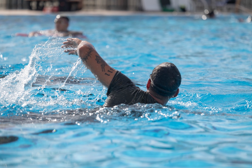 7th Communication Battalion| Advanced Swim Qualification