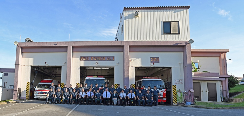 U.S. Army Garrison Okinawa, Fire and Emergency Services, a fire alarm dispatcher receives a Farewell
