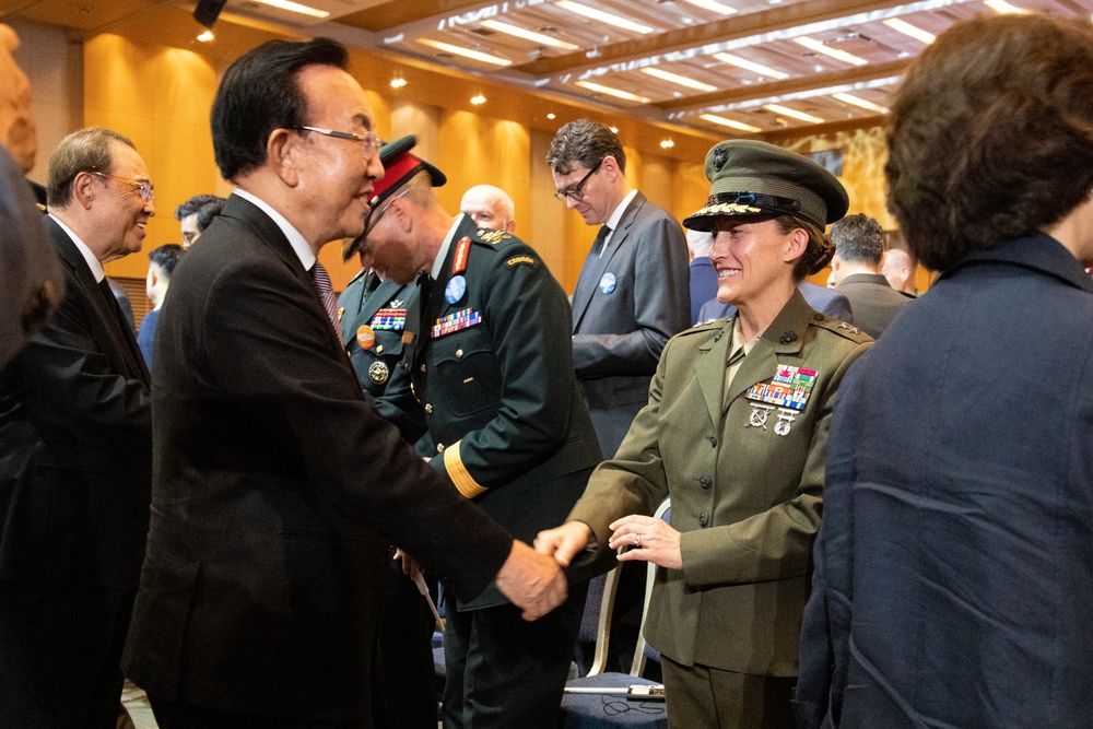 MARFORK Commander attends 75th Anniversary of the Korean War Commemoration Ceremony