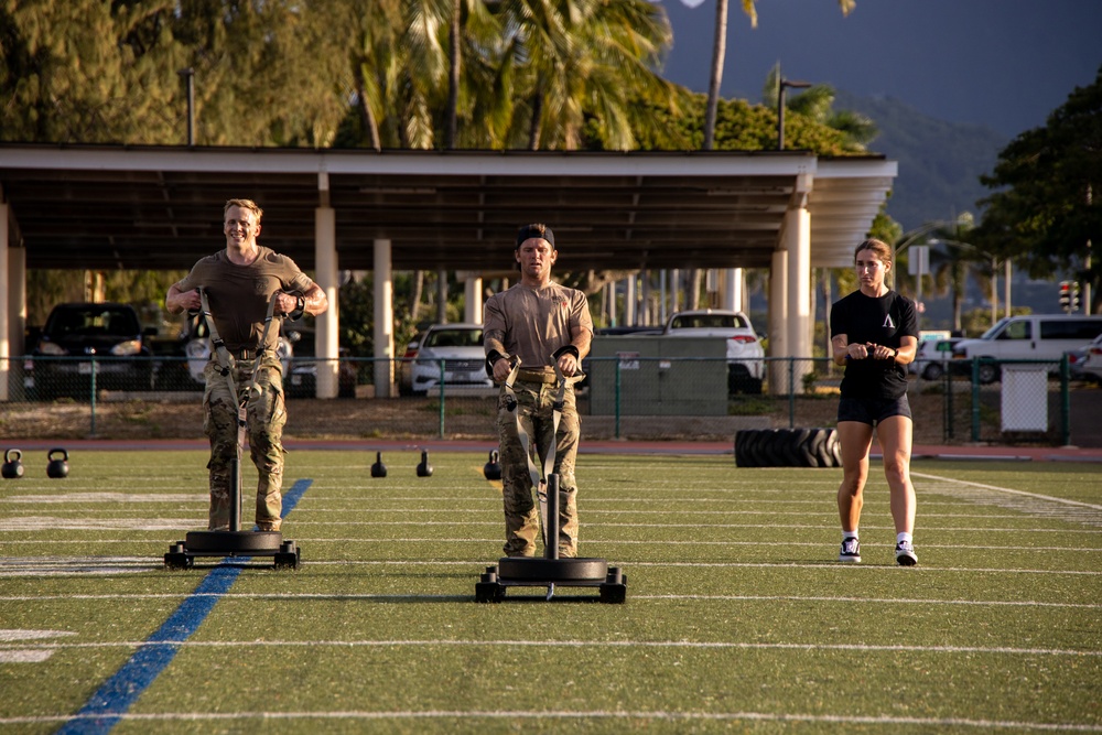 Modern Day Warriors: Service members aboard MCBH conduct the biannual Warrior Athlete Challenge