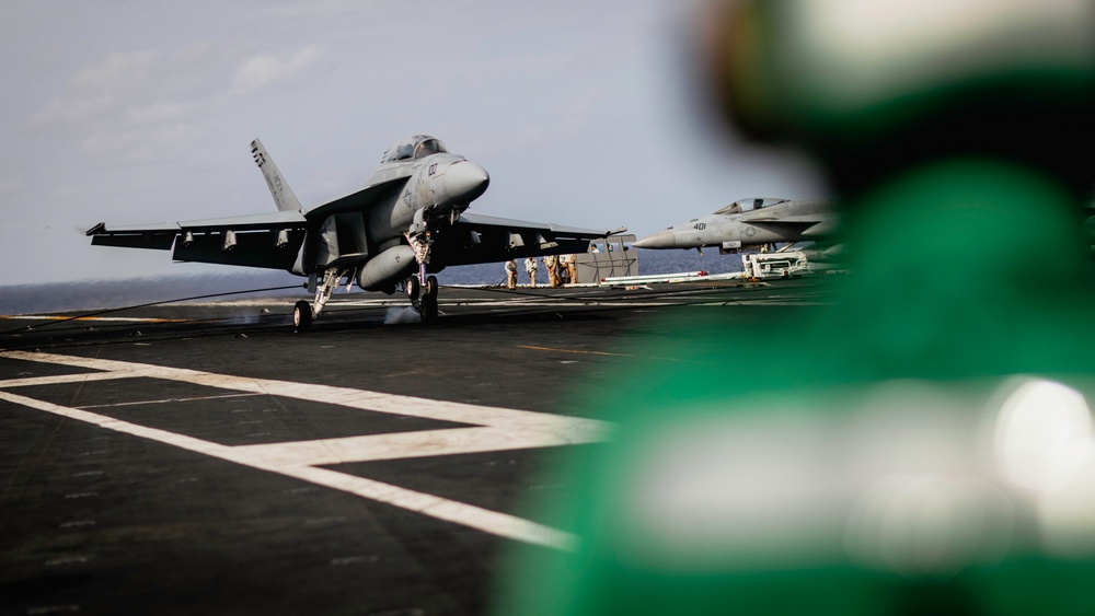 George Washington Conducts Flight Operations