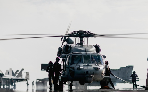 George Washington Conducts Flight Operations