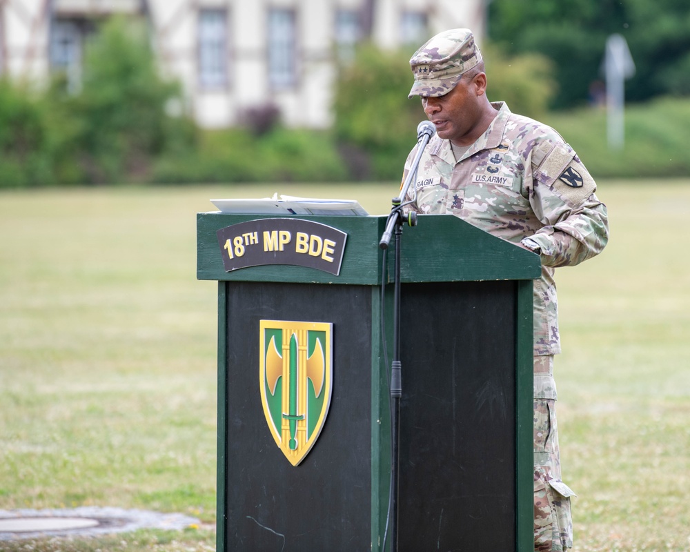 18th Military Police Brigade Change of Command