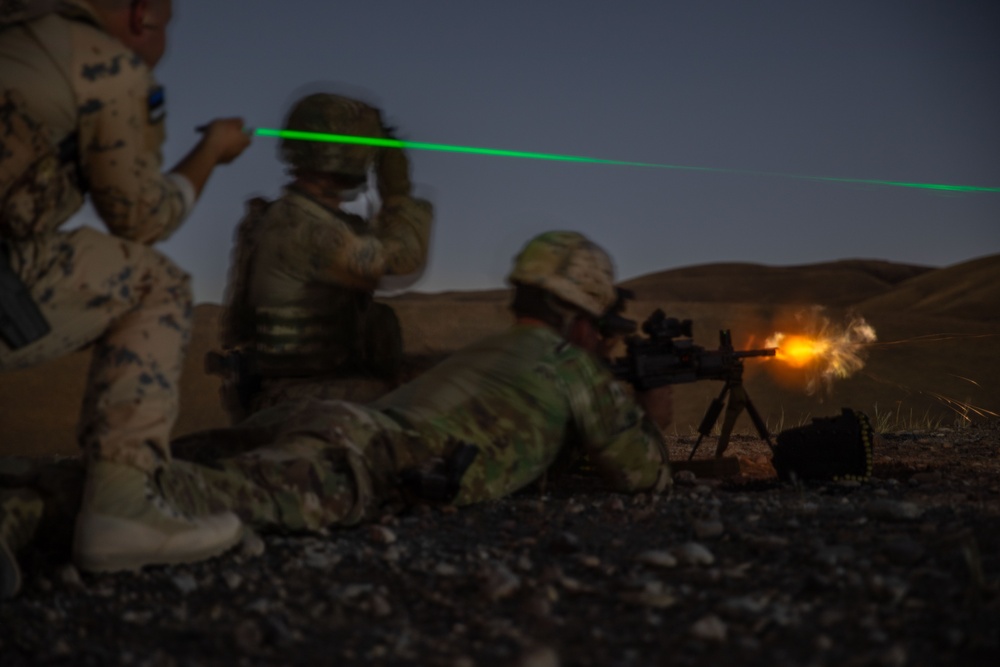 Estonian Defence Forces Conduct Close Air Support Live Fire Exercise
