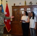 Award Presentation for SFC Michael Correa at USAFRICOM