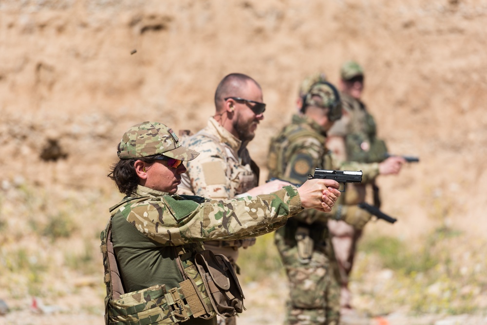 Coalition Forces Conduct Estonian and German-Led Range Operations