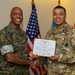 Award Presentation for SFC Michael Correa at USAFRICOM