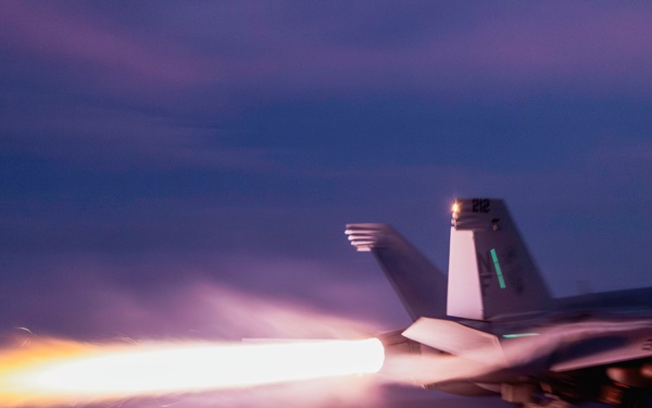 George Washington Conducts Flight Operations