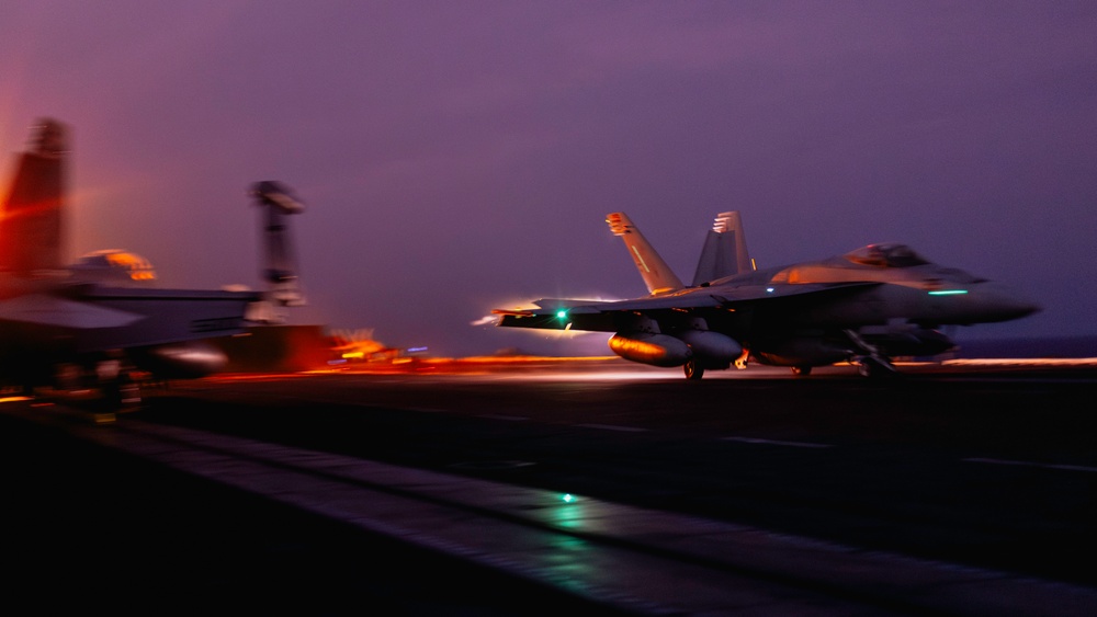 George Washington Conducts Flight Operations