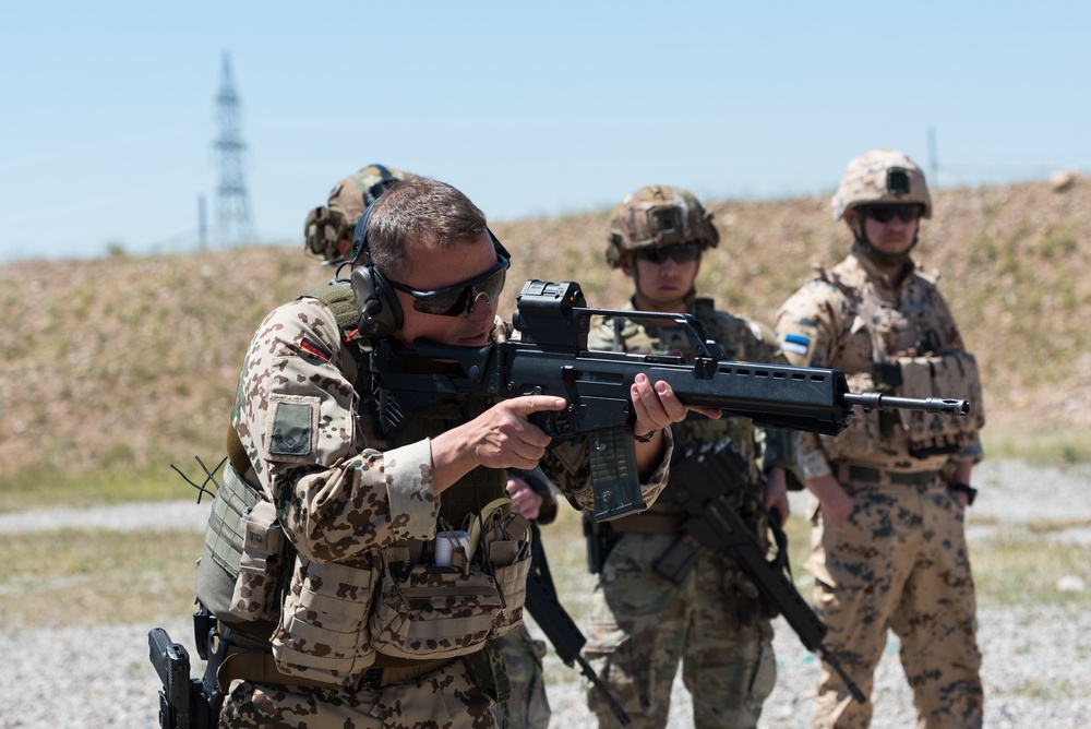 Coalition Forces Conduct Estonian and German-Led Range Operations