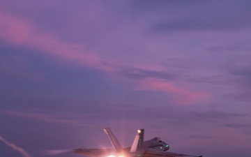 George Washington Conducts Flight Operations