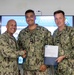 BM2 Miguel Albarran Frocking Ceremony onboard NSA Souda Bay