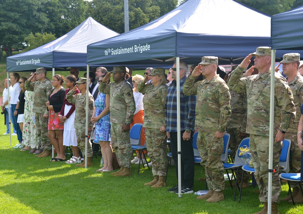 16th Sustainment Brigade Change of Command