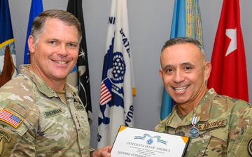 Award Presentation for COL Valentin Maldonado at USAFRICOM