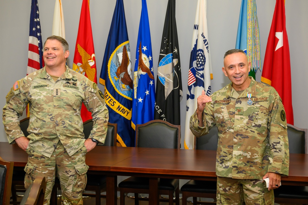 Award Presentation for COL Valentin Maldonado at USAFRICOM