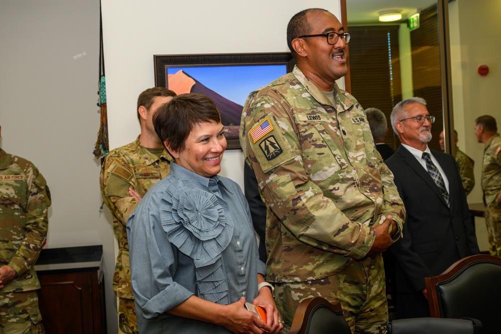 Award Presentation for COL Valentin Maldonado at USAFRICOM