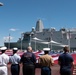 Trident Brass Quintet participates in the Intrepid Museum Memorial Day ceremony