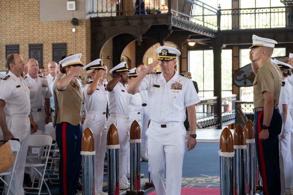 U.S. Naval Academy Change of Leadership - Commandant of Midshipmen Capt. Walter Allman III