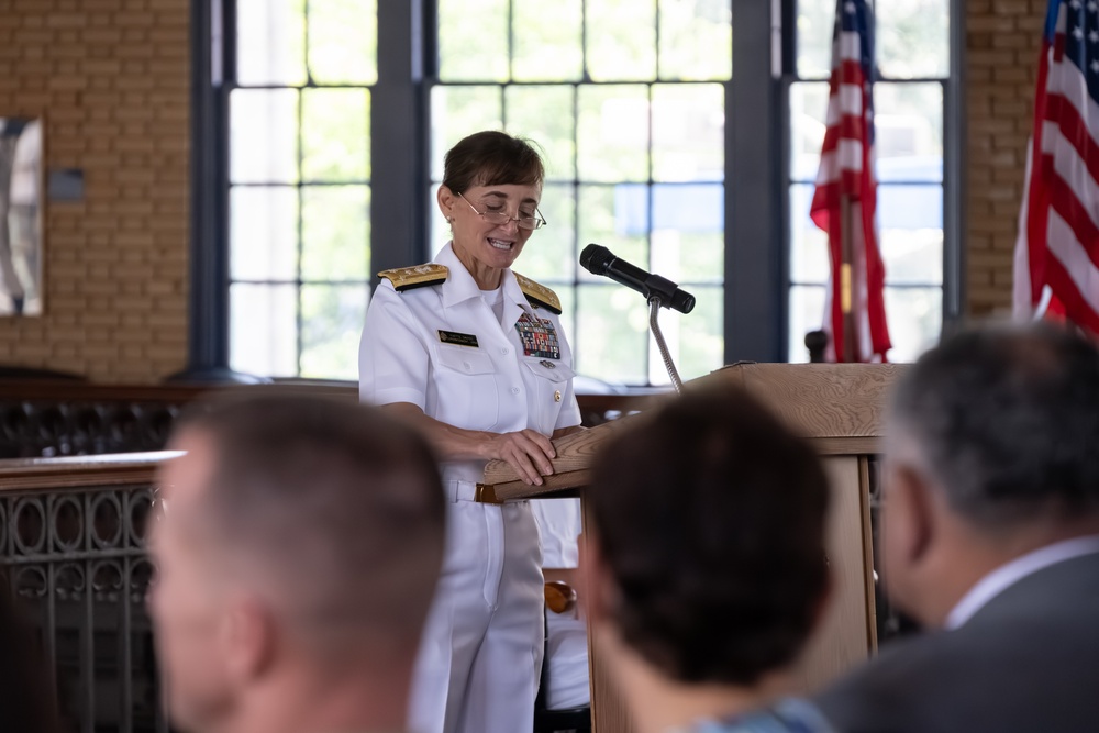 U.S. Naval Academy Change of Leadership - Commandant of Midshipmen Capt. Walter Allman III