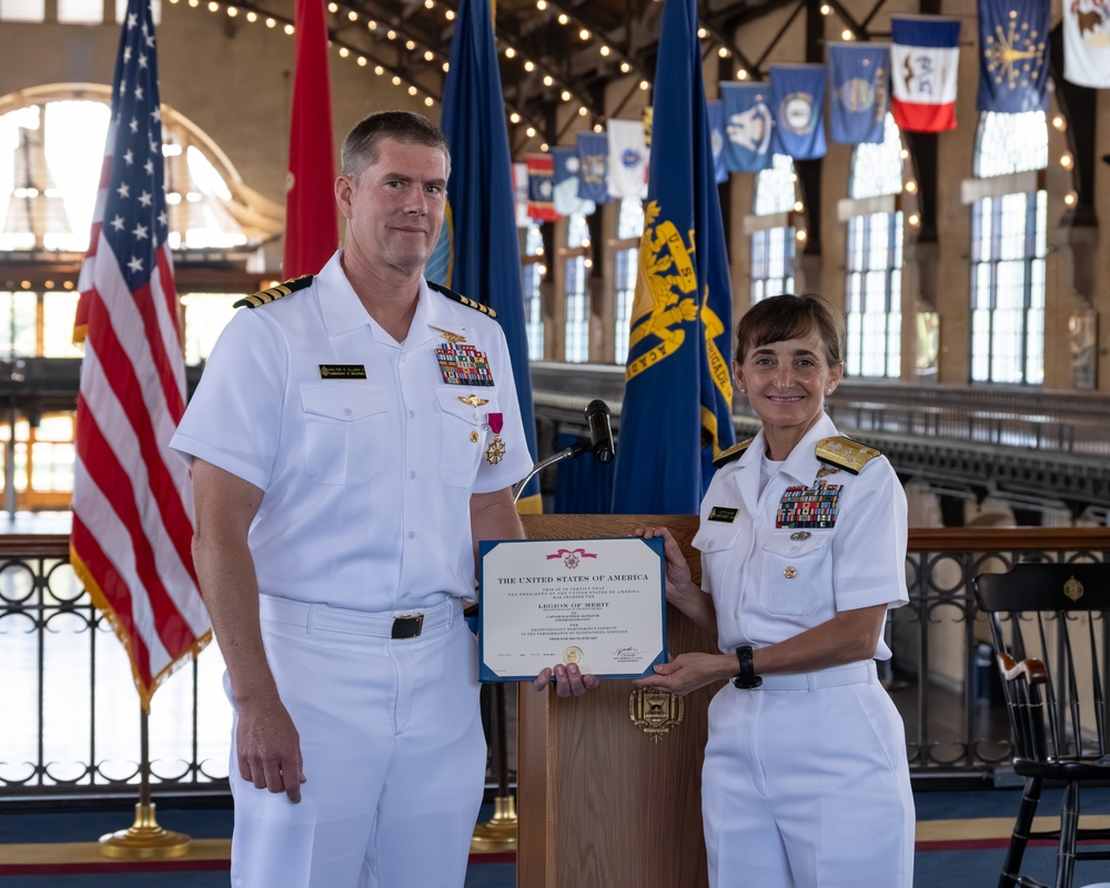 U.S. Naval Academy Change of Leadership - Commandant of Midshipmen Capt. Walter Allman III