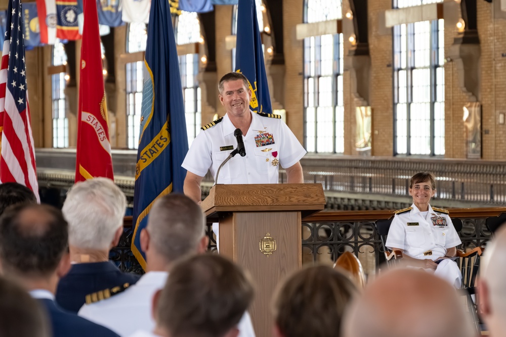 U.S. Naval Academy Change of Leadership - Commandant of Midshipmen Capt. Walter Allman III