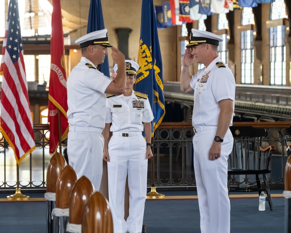 U.S. Naval Academy Change of Leadership - Commandant of Midshipmen Capt. Walter Allman III