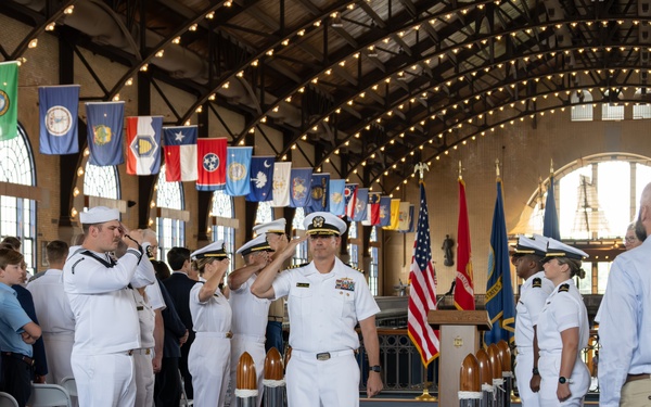 U.S. Naval Academy Change of Leadership - Commandant of Midshipmen Capt. Walter Allman III