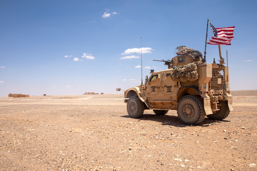 Coalition Forces meet with local civilian population
