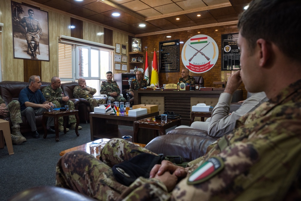 Coalition Advisors Visit Peshmerga Atrush Infantry Training Center